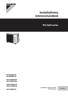 RXTM-N, RXTP-N9, ARXTP-N, RXTA-N_4PSV518023-7E_2019_04_Installer reference guide_Swedish download